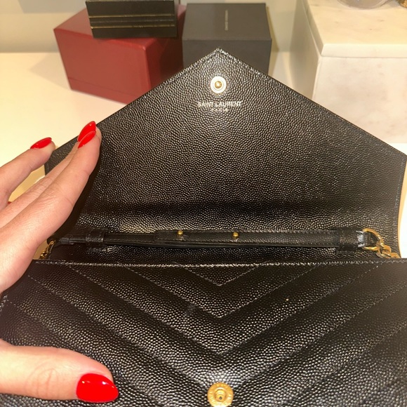 YSL monogram large wallet on chain - Picture 4 of 13